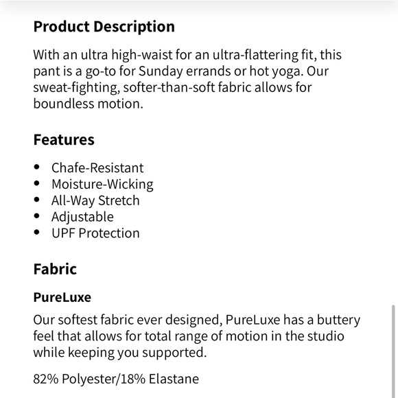 Fabletics Ultra High Waisted Pureluxe Flare Leggings - Picture 2 of 6